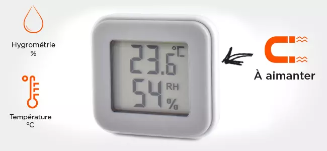 Thermomètre digital en Celcius - Santinel